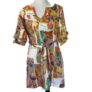 Trina Turk Vintage Pullover Dress Sz 12